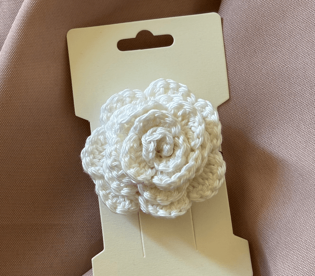 Barrette Fleur - Rose
