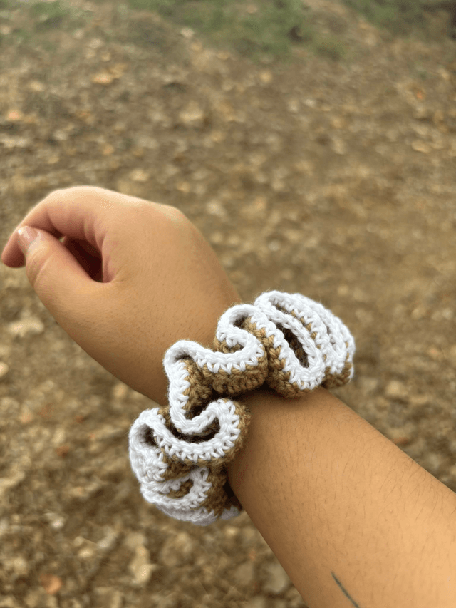 Chouchou en crochet - coton