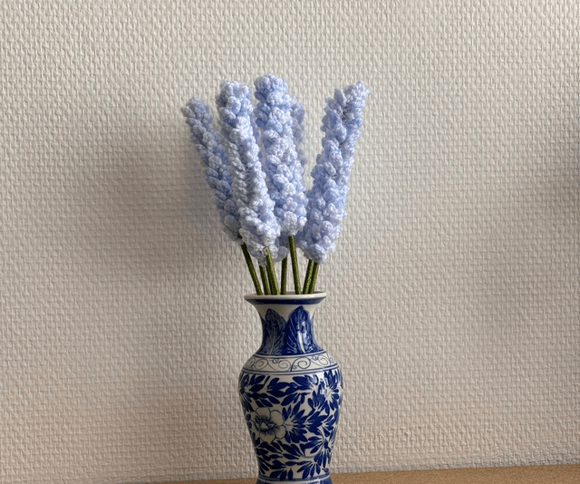 Bouquet Maëlle - Lavandes teintées bleu