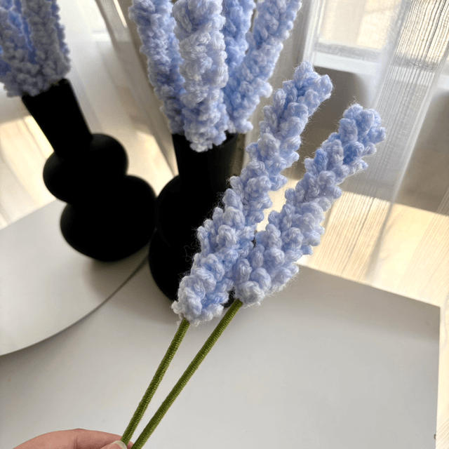 Bouquet Maëlle - Lavandes teintées bleu