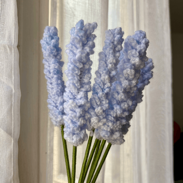 Bouquet Maëlle - Lavandes teintées bleu
