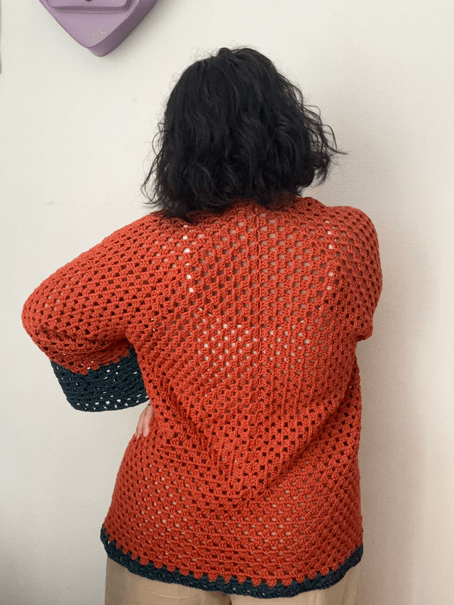 Kimono "Inspiration Citrouille" - Pièce Unique - Taille unique
