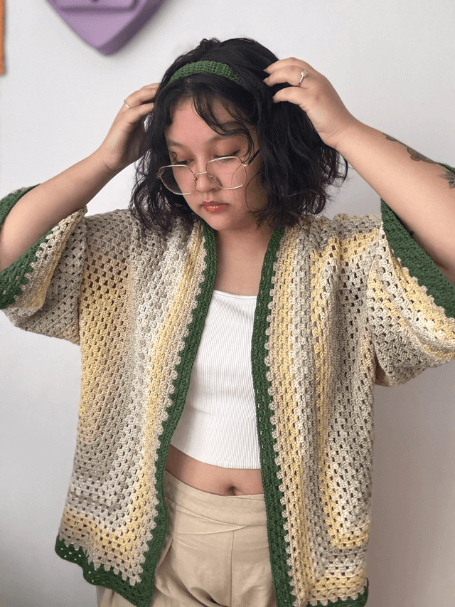 Kimono "Inspiration Bambou" – Pièce Unique - Taille unique