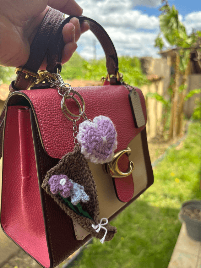 Porte-Clé - Bouquet de fleurs