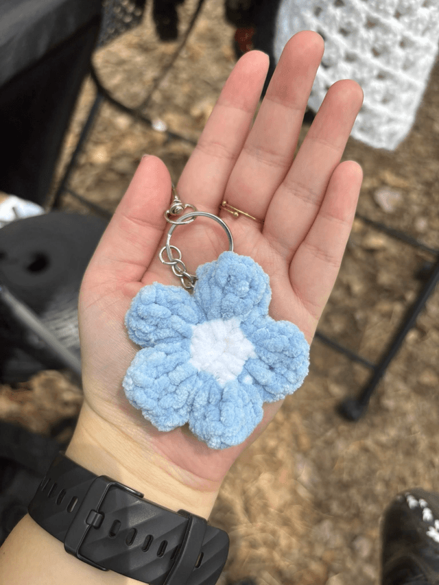 Porte-Clé - Fleur douce