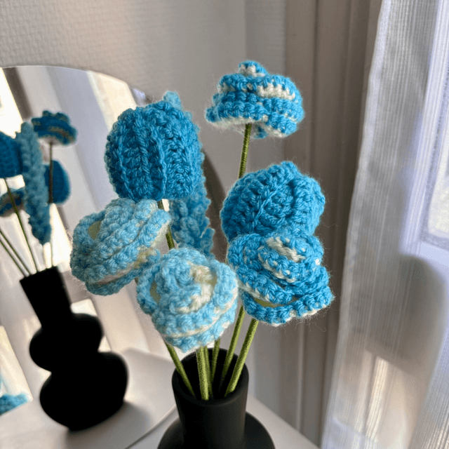 Bouquet Ariel - Fleurs bleus 