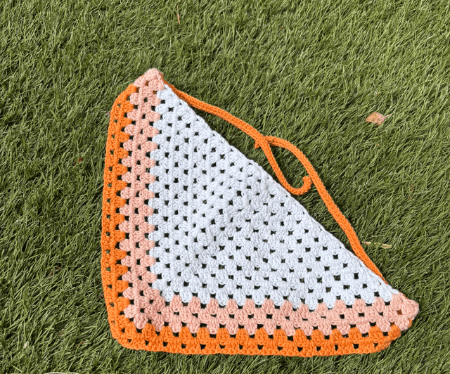 Bandana couleurs pêche