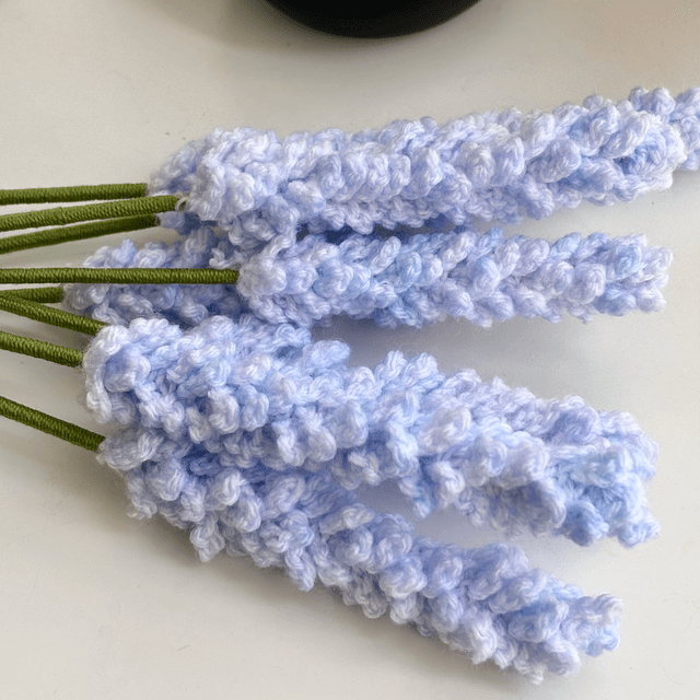 Bouquet Maëlle - Lavandes teintées bleu
