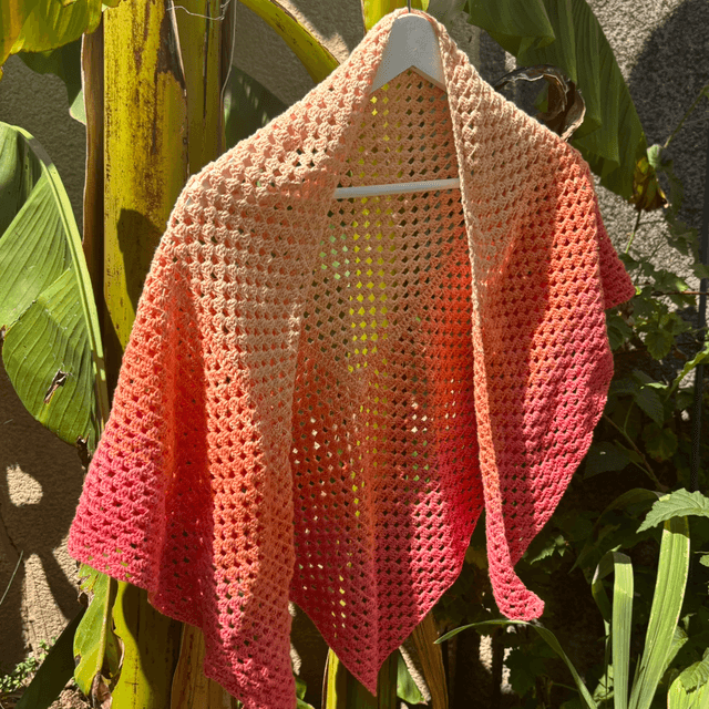 Paréo - Rose orangé